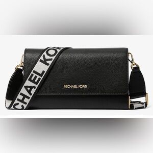 Michael Kors Jet Set Large Leather Crossbody Bag